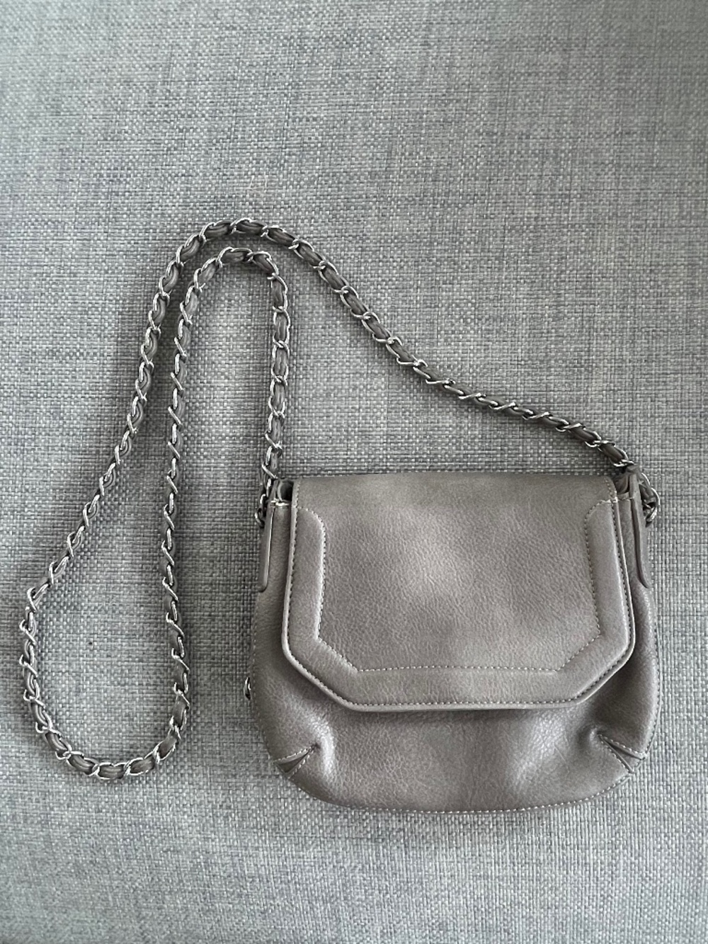 Gray Crossbody Purse